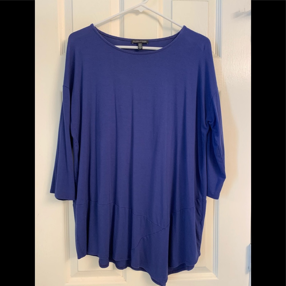 Eileen Fisher royal blue tunic